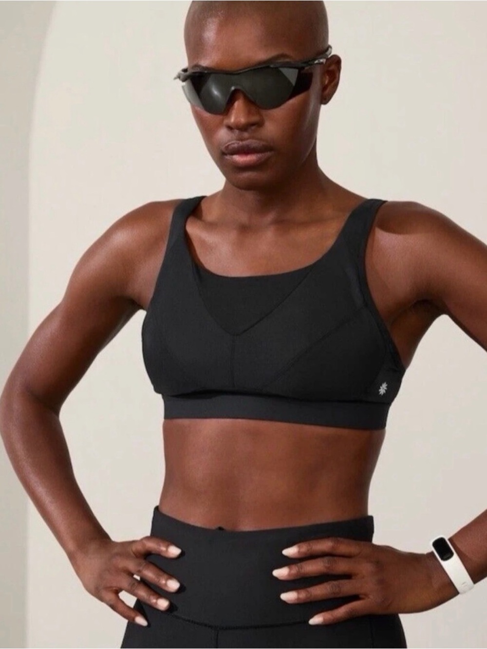 Athleta Invincible Black Sports Bra